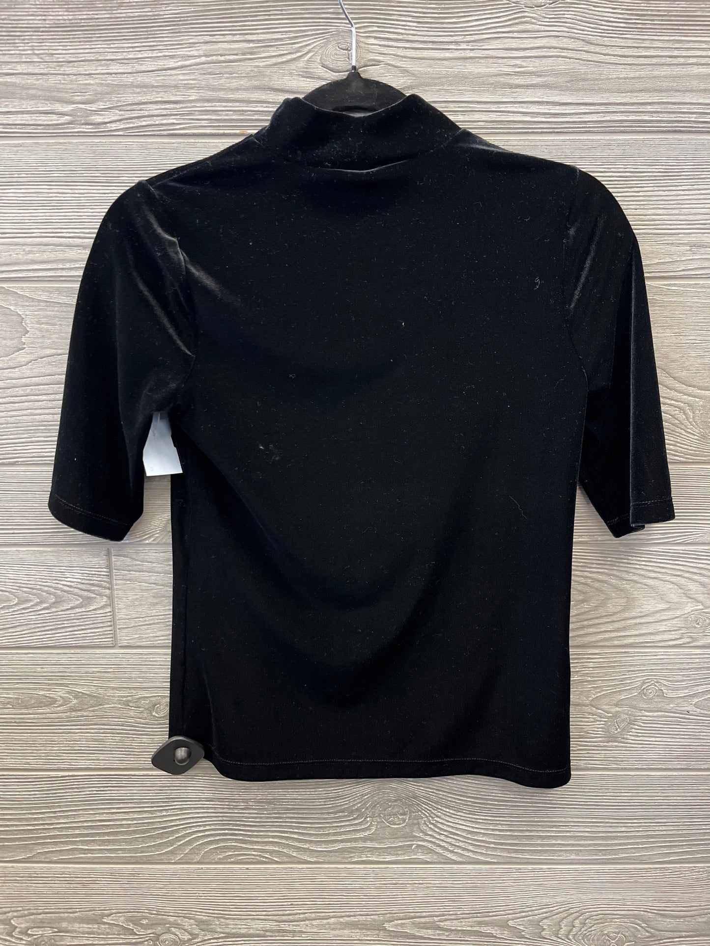 Top Short Sleeve By Banana Republic In Black, Size: S