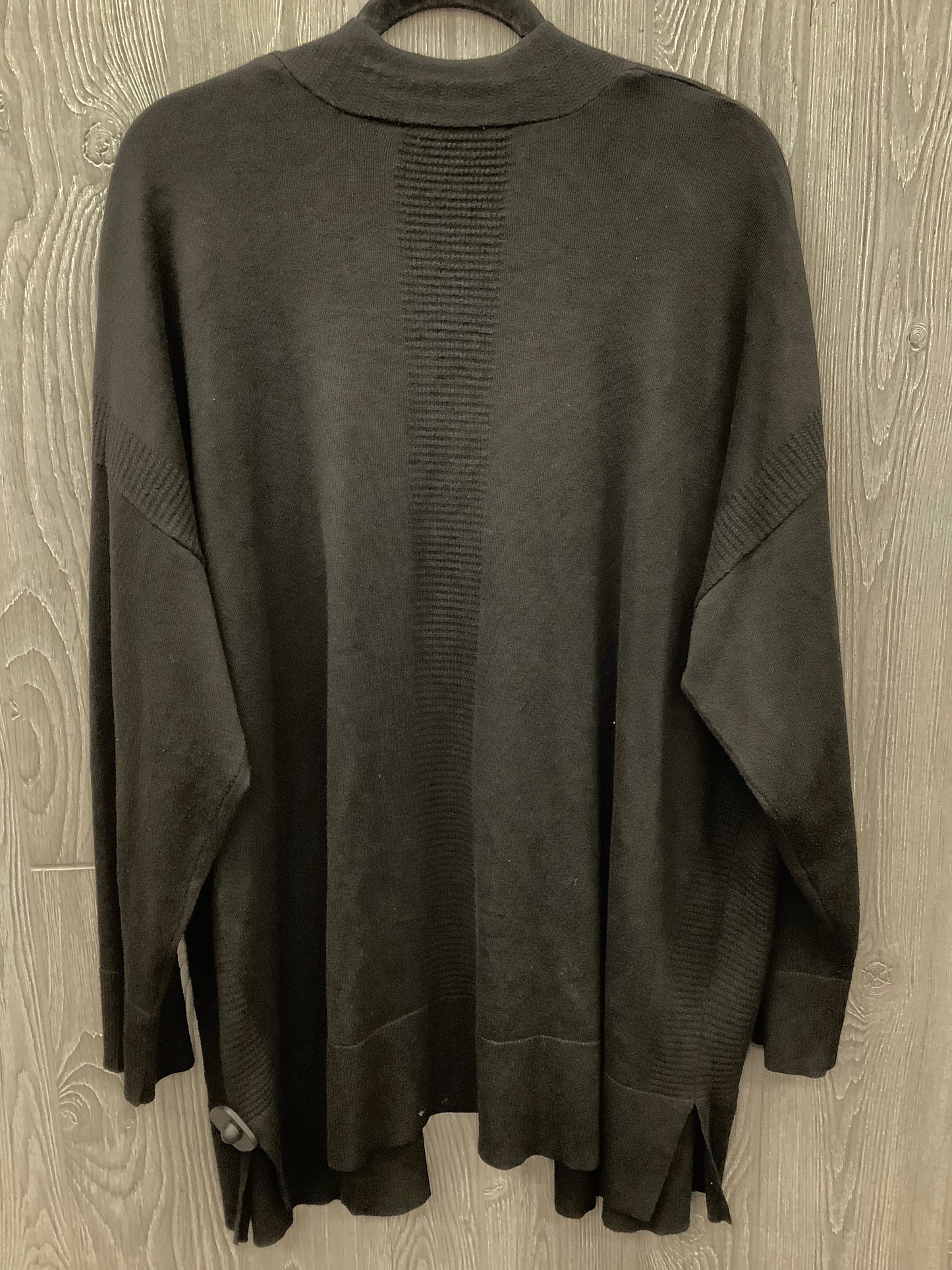 Cardigan By Terra & Sky In Black, Size: 2x