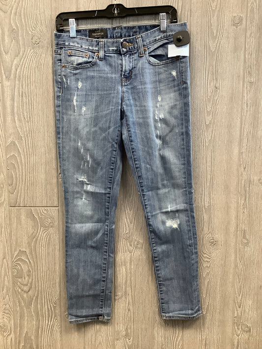 Jeans Skinny By J. Crew In Blue Denim, Size: 4