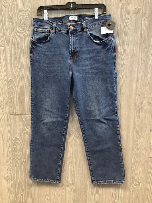 Jeans Straight By Kensie In Blue Denim, Size: 14