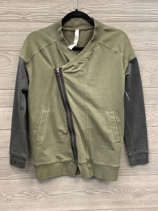 Athletic Jacket By Lululemon In Green, Size: 4