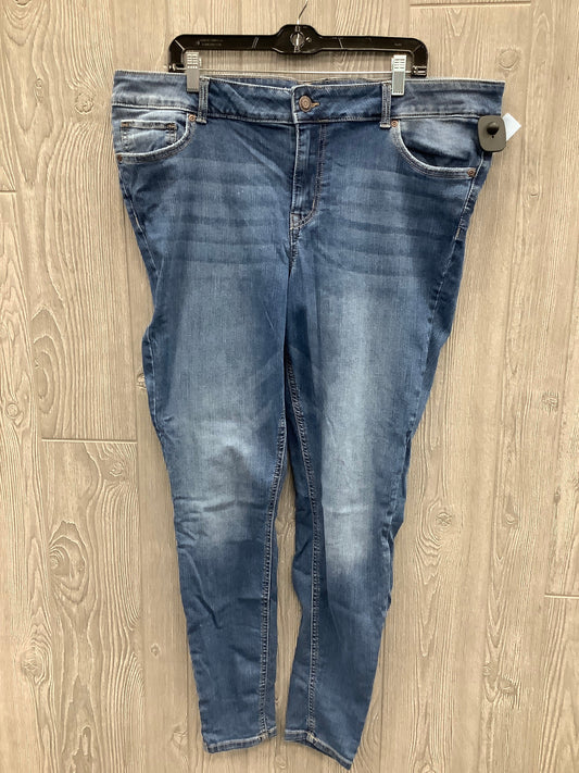 Jeans Skinny By Maurices In Blue Denim, Size: 18