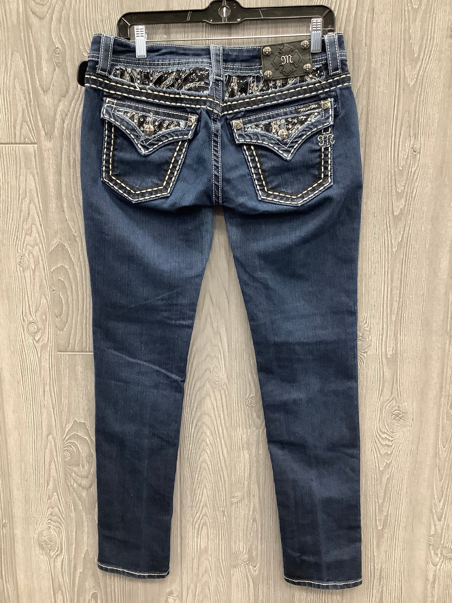 Jeans Skinny By Miss Me In Blue Denim, Size: 10