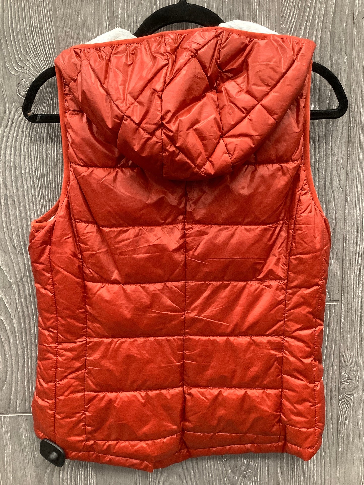 Vest Puffer & Quilted By Tangerine In Orange, Size: M