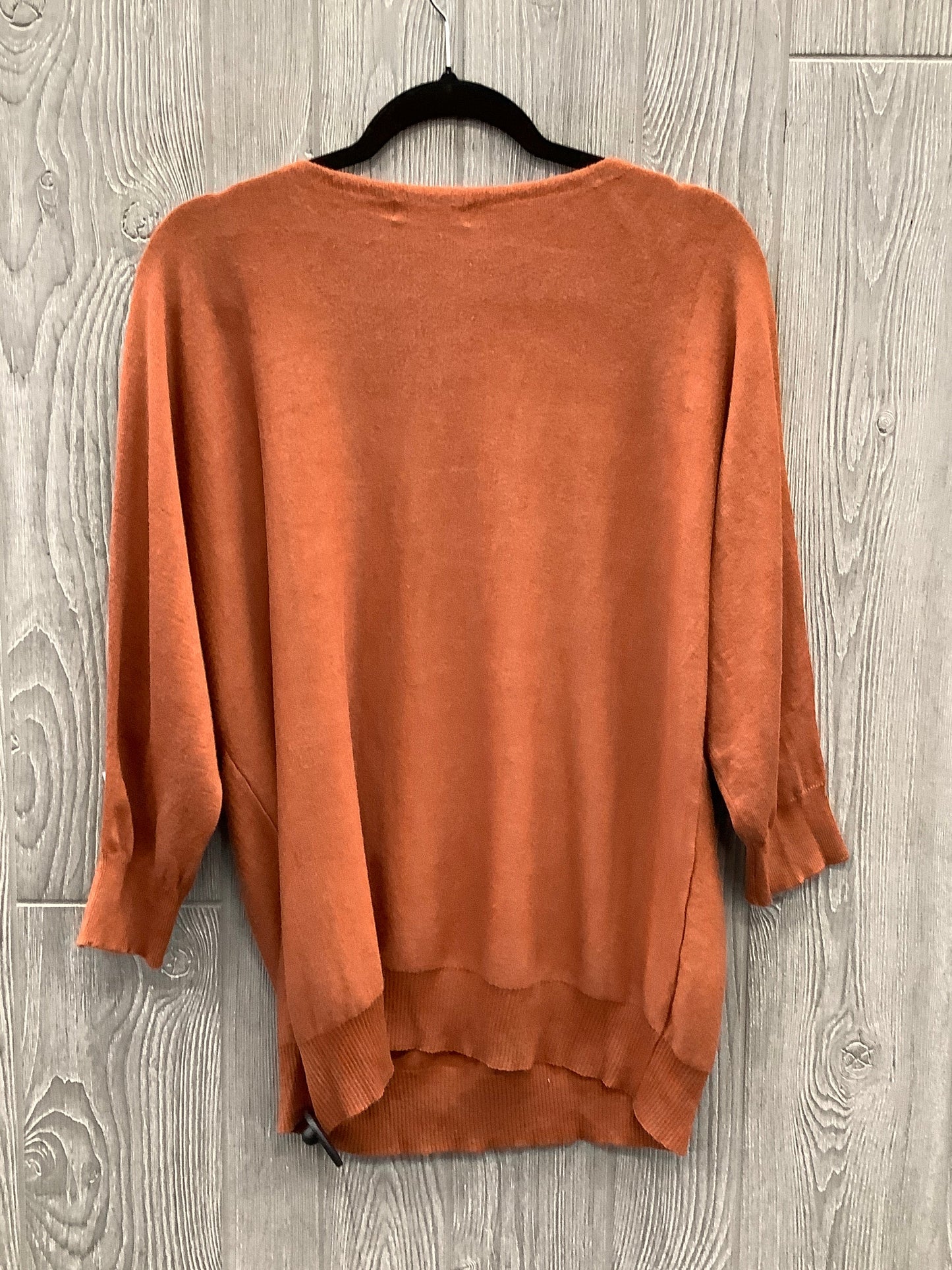 Top Long Sleeve By 89th And Madison In Orange, Size: Xl