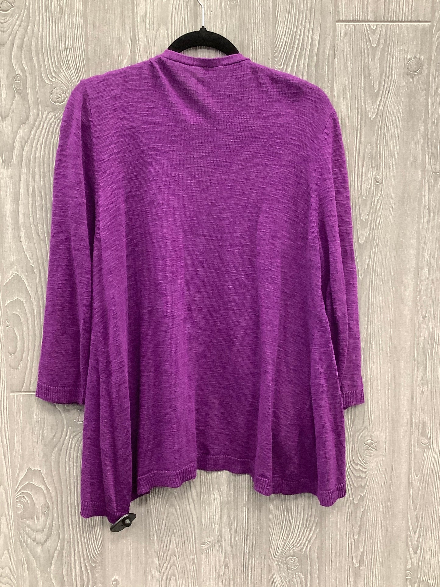 Cardigan By Chicos In Purple, Size: Xl