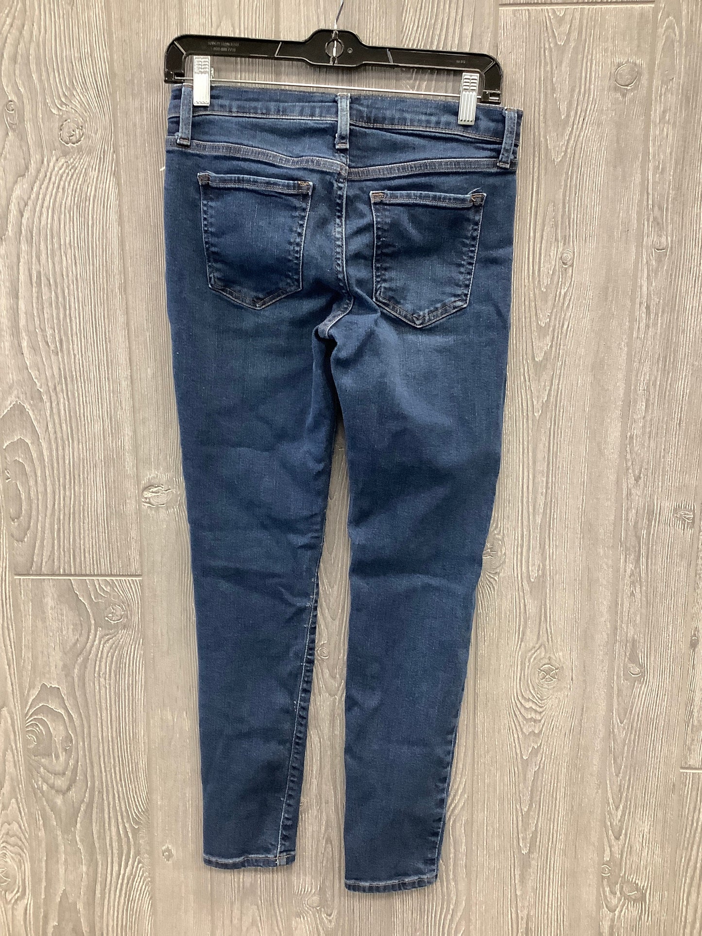 Jeans Skinny By Banana Republic In Blue Denim, Size: 2