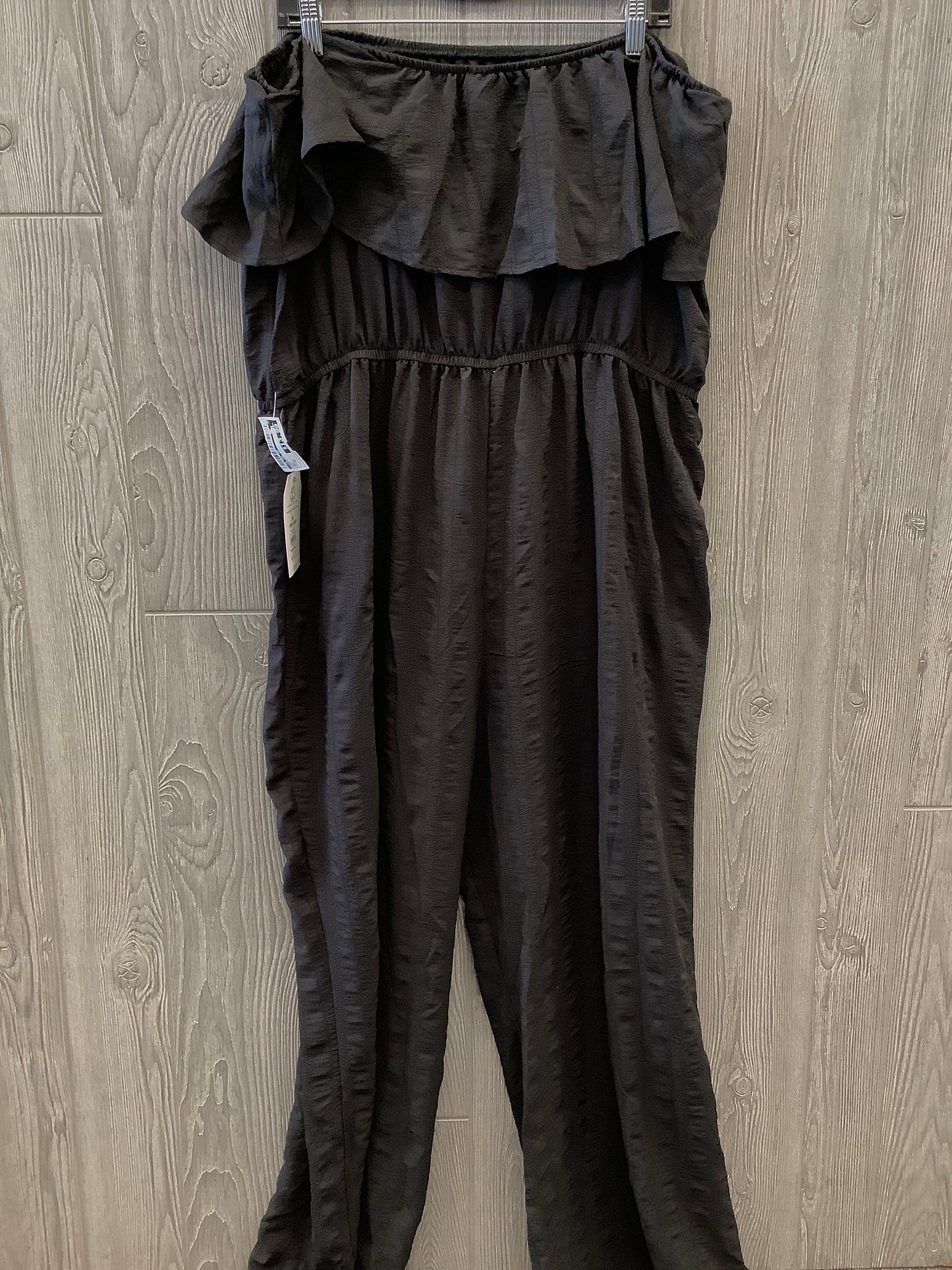 Jumpsuit By Time And Tru In Black, Size: 1x