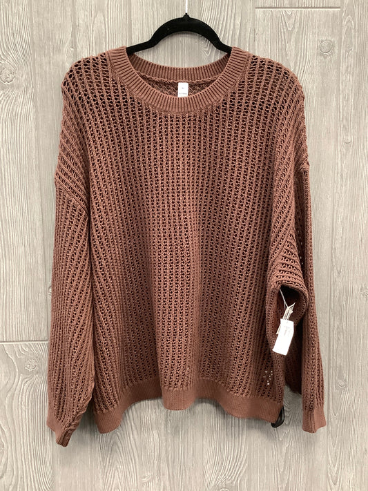 Sweater By Old Navy In Brown, Size: 3x