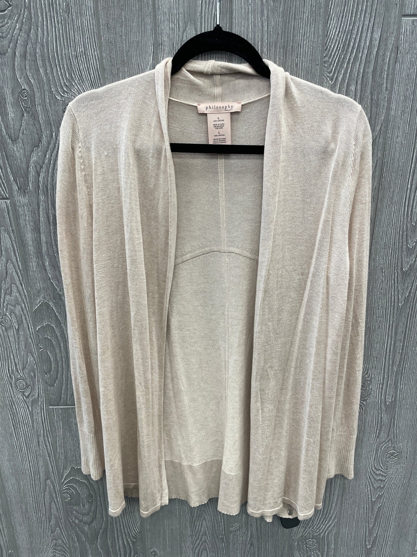 Cardigan By Philosophy In Beige, Size: L