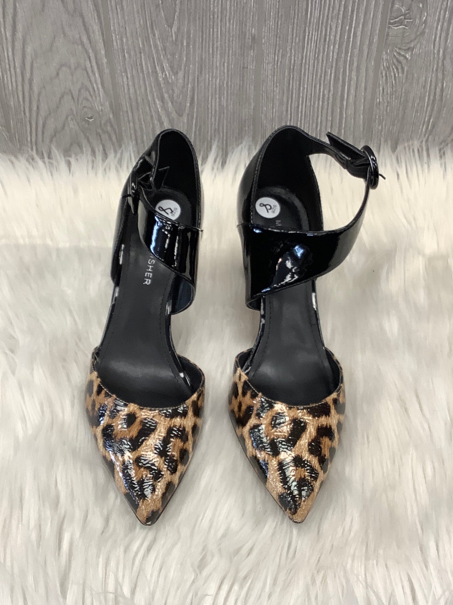 Shoes Heels Stiletto By Marc Fisher In Animal Print, Size: 8