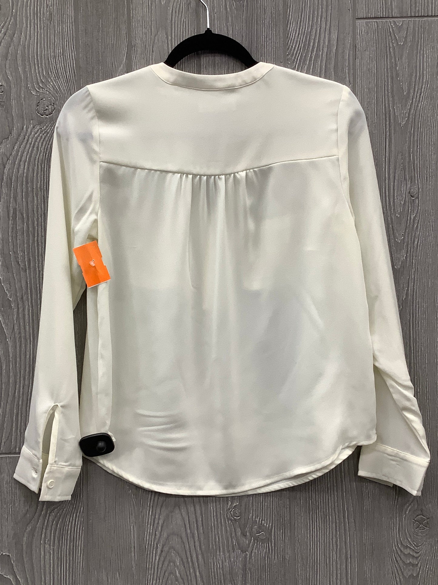 Top Long Sleeve By 89th And Madison In Cream, Size: Xs