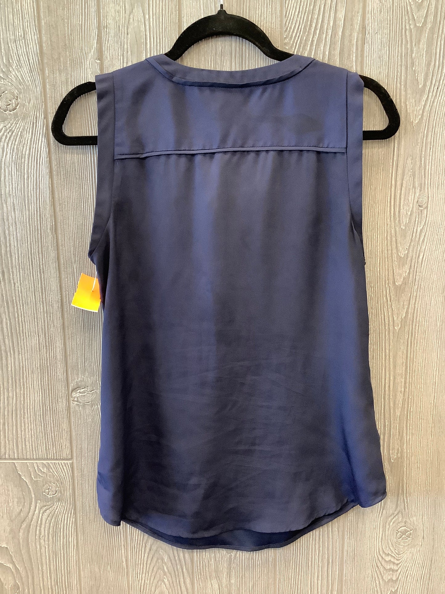 Top Sleeveless By Ann Taylor In Navy, Size: S