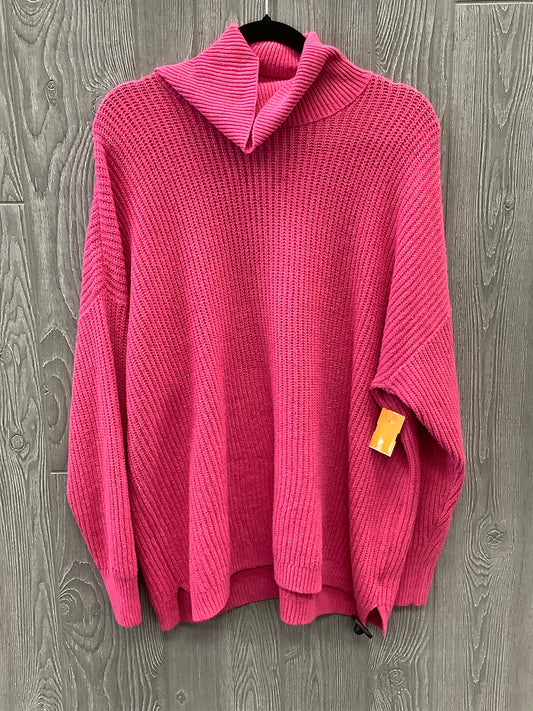 Sweater By Maurices In Pink, Size: Xxl