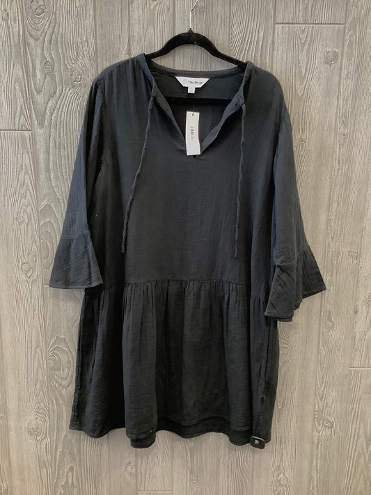 Dress Casual Midi By Clothes Mentor In Black, Size: Xl