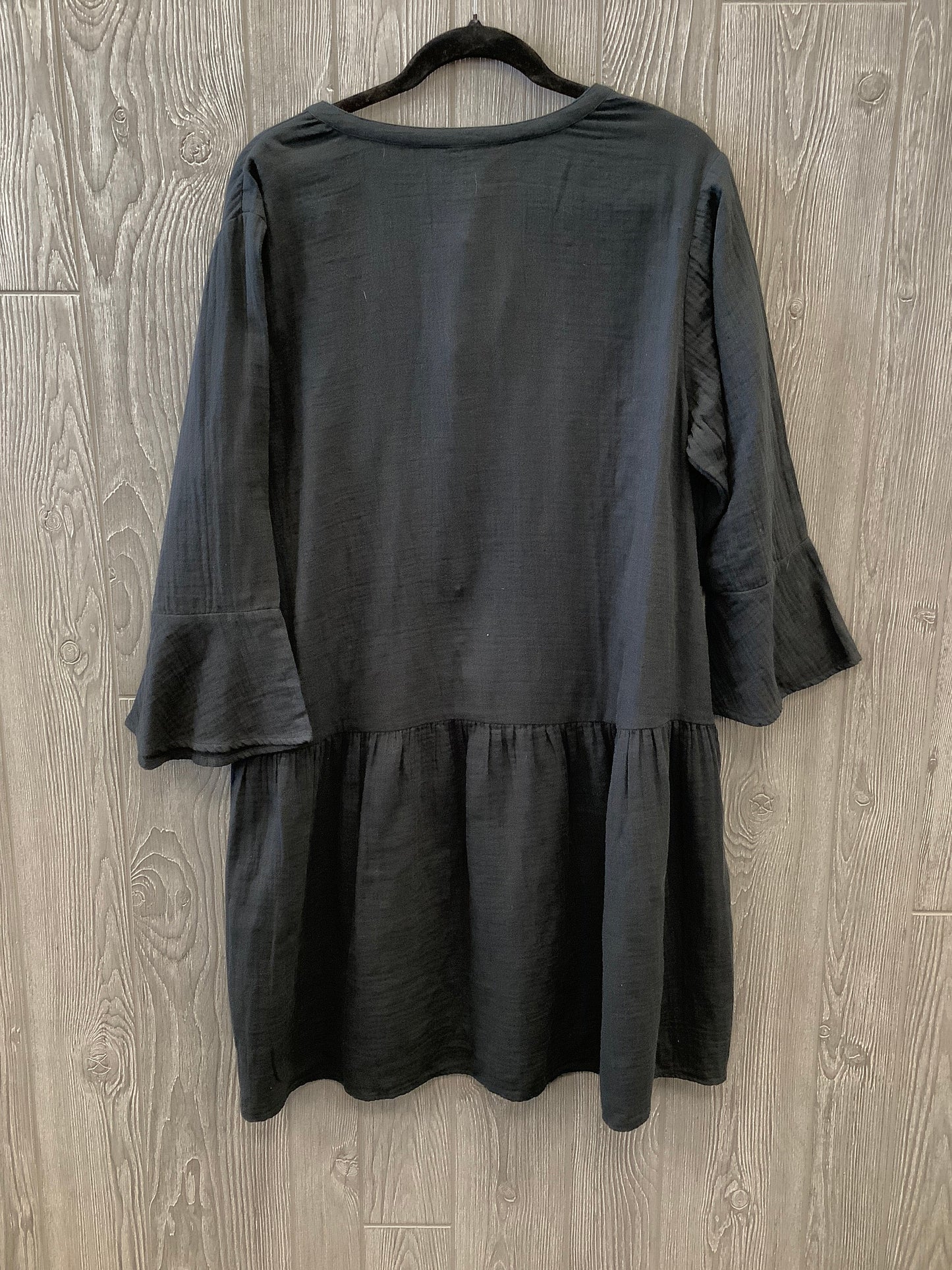 Dress Casual Midi By Clothes Mentor In Black, Size: Xl