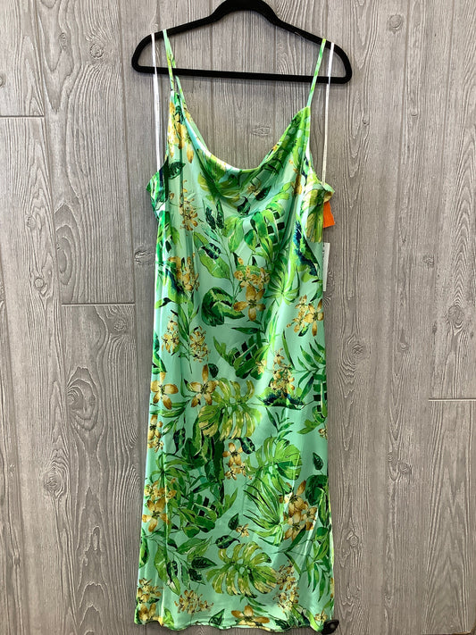 Dress Casual Midi By Emma And Michele In Green, Size: Xl