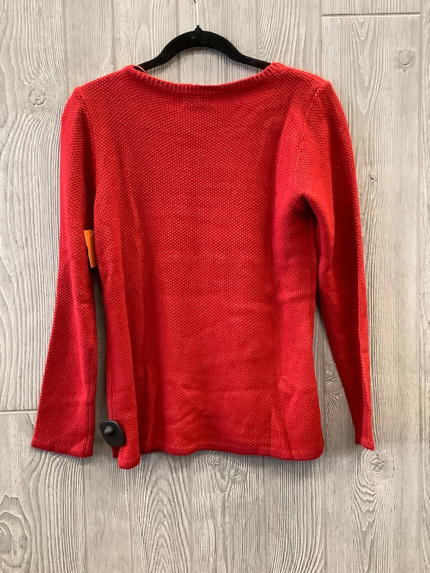 Top Long Sleeve By Croft And Barrow In Red, Size: S