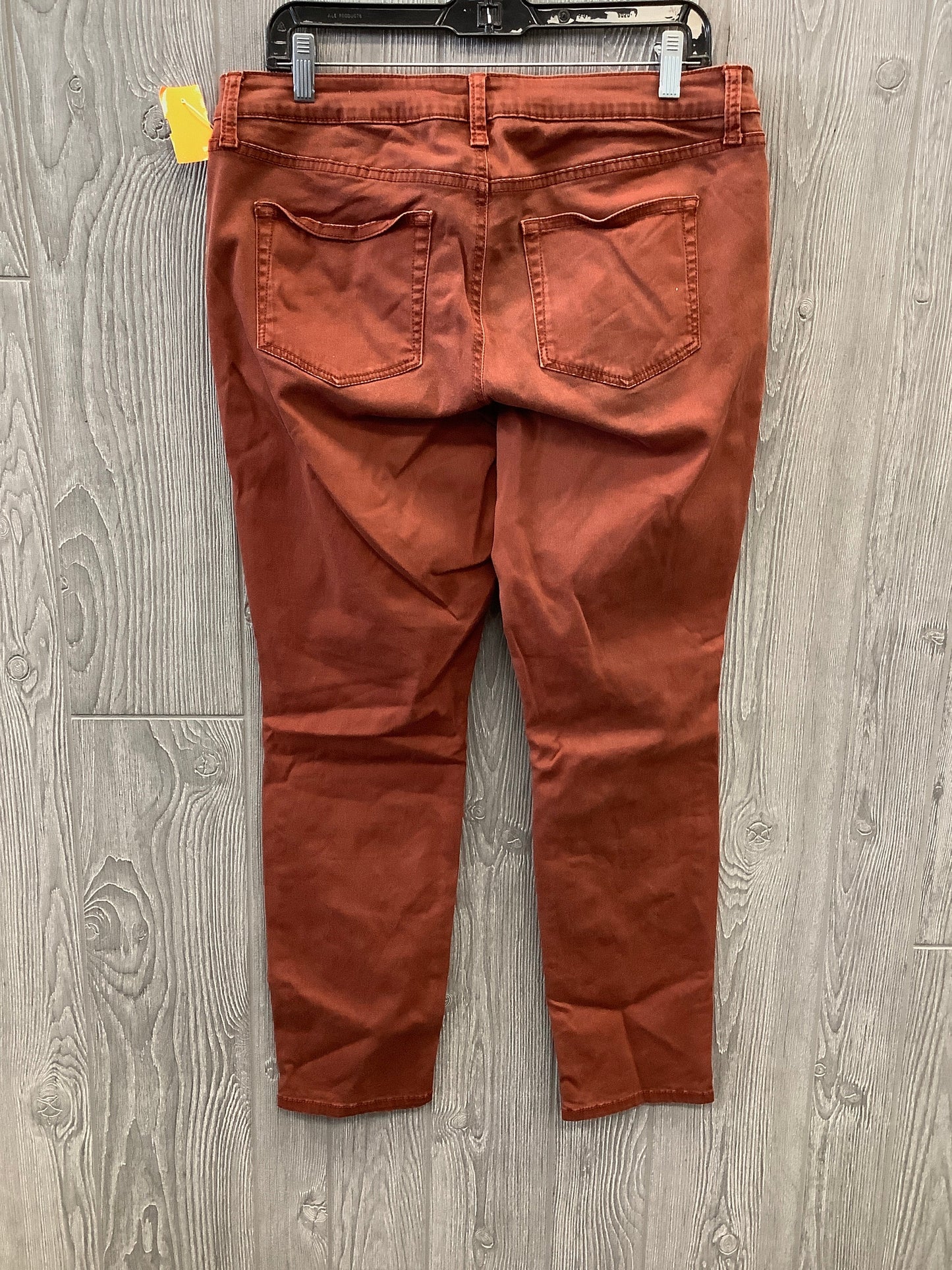 Jeans Jeggings By Sonoma In Orange, Size: 12