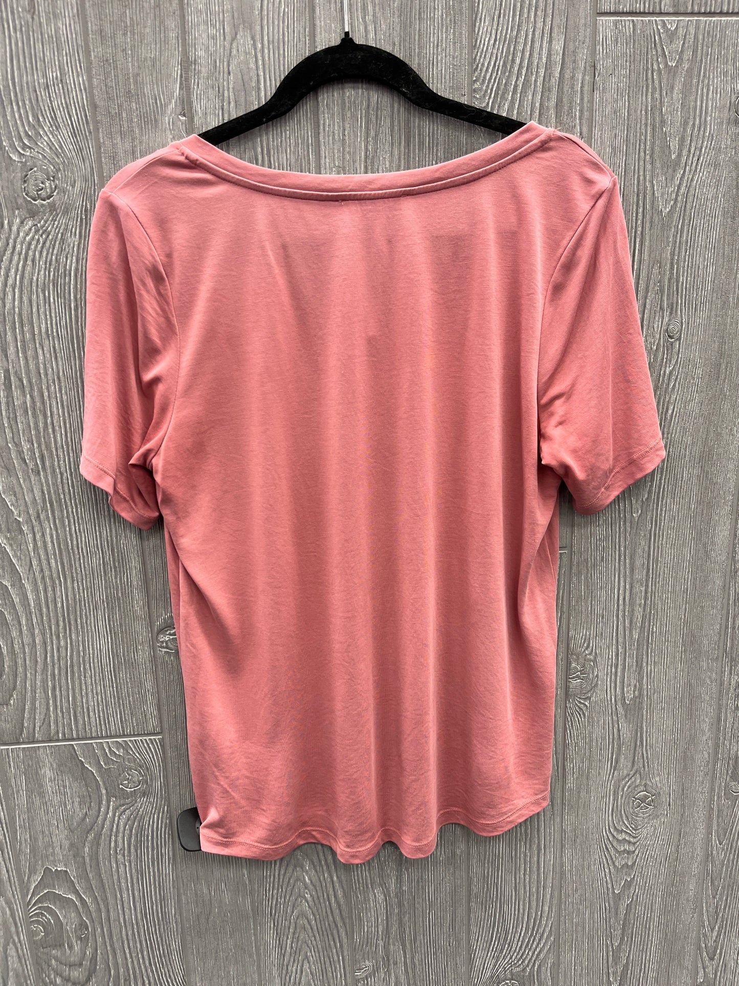 Top Short Sleeve Basic By Love Tree In Pink, Size: S