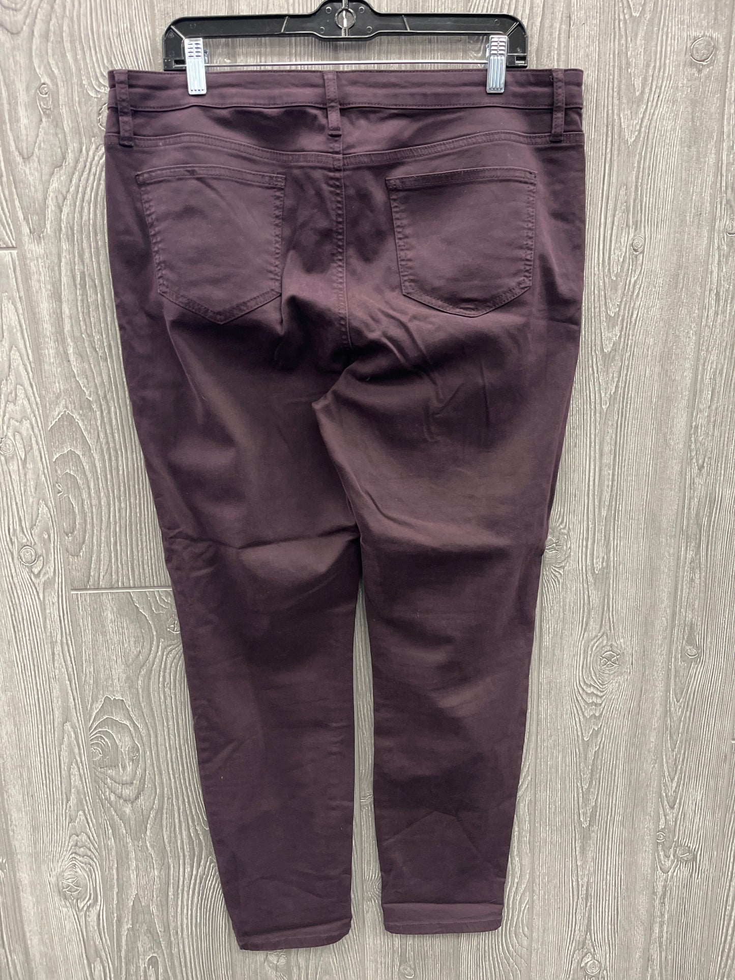 Jeans Jeggings By Buffalo David Bitton In Purple, Size: 14