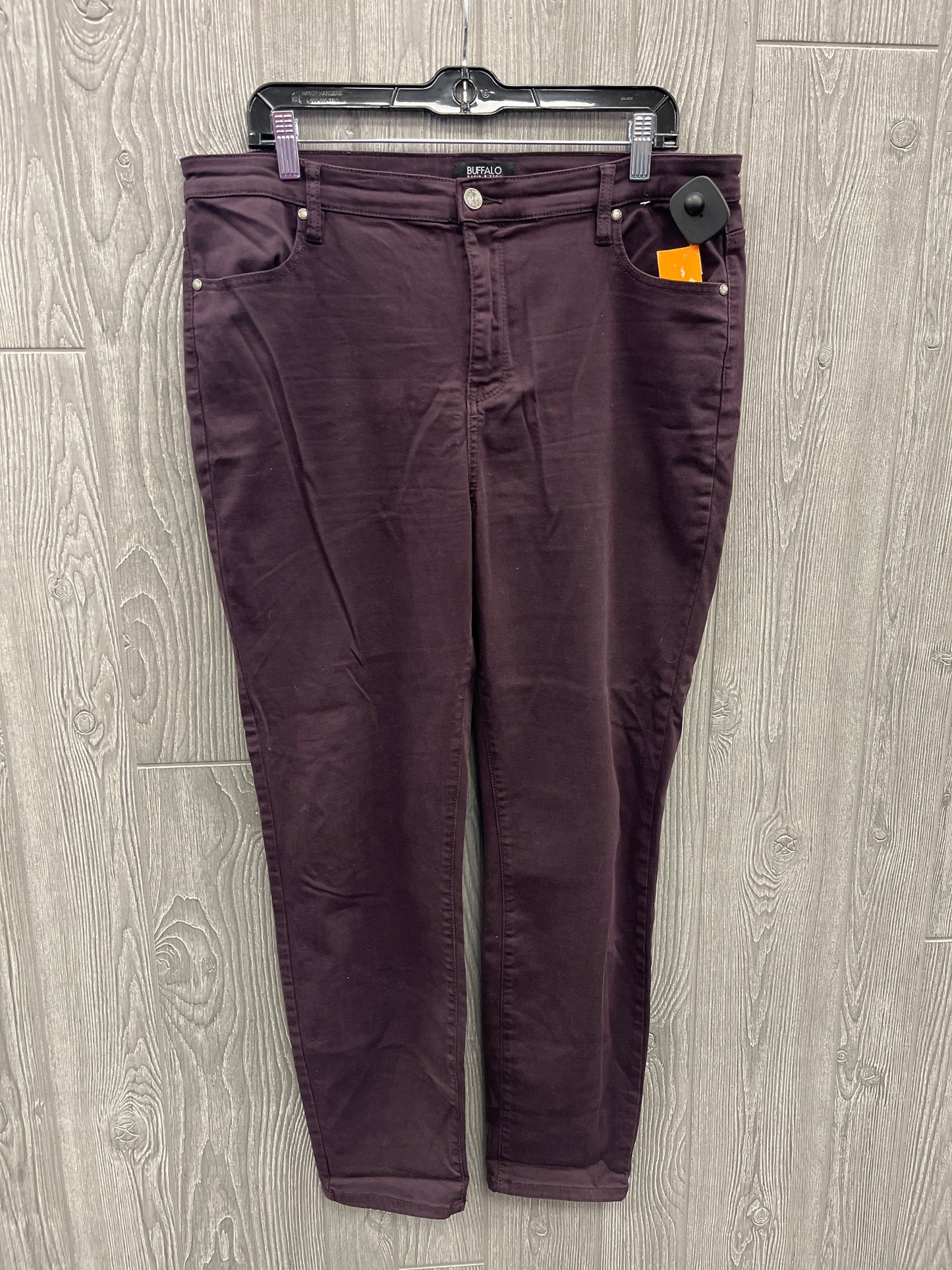 Jeans Jeggings By Buffalo David Bitton In Purple, Size: 14