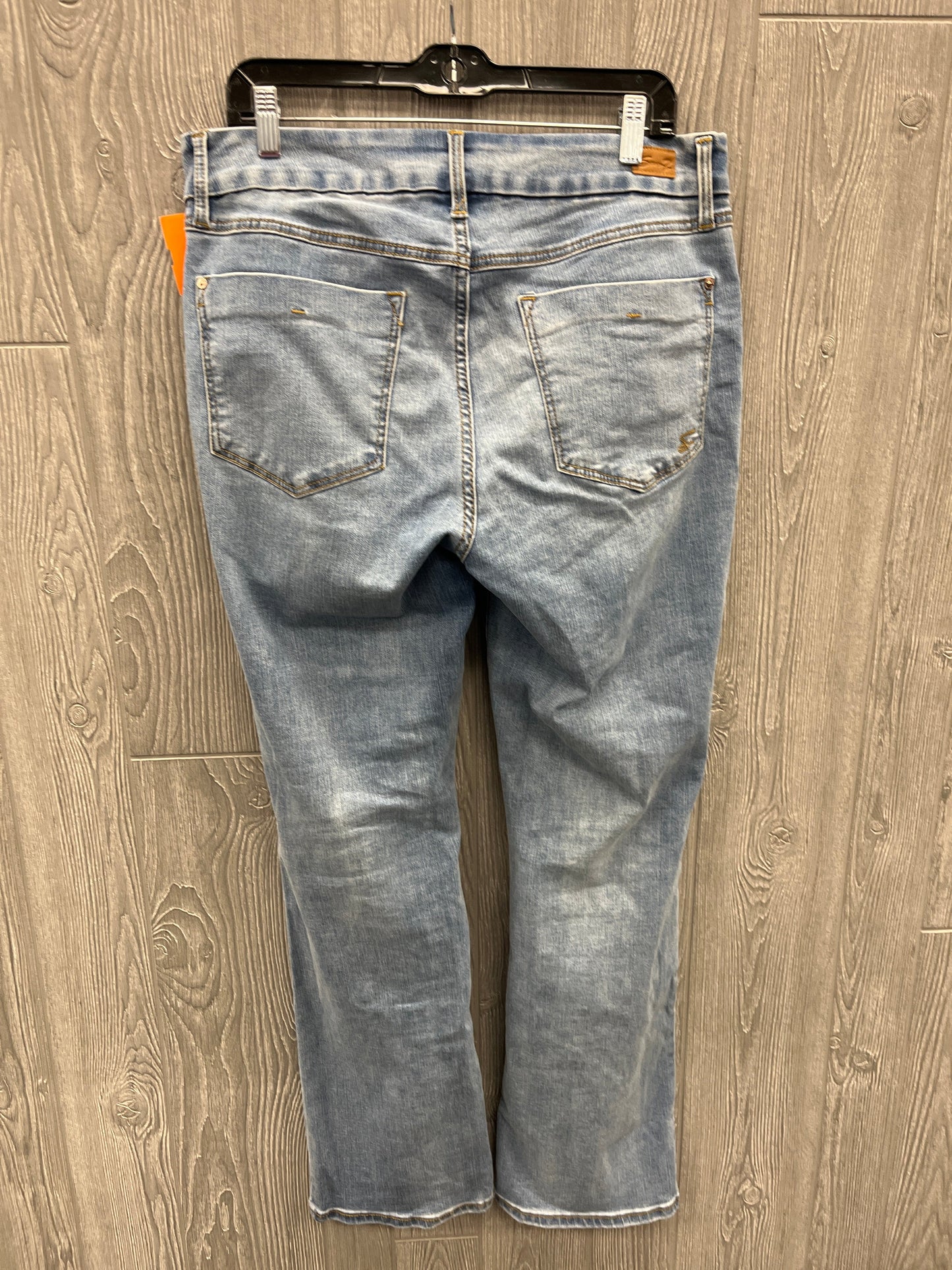 Jeans Straight By Seven 7 In Blue Denim, Size: 12