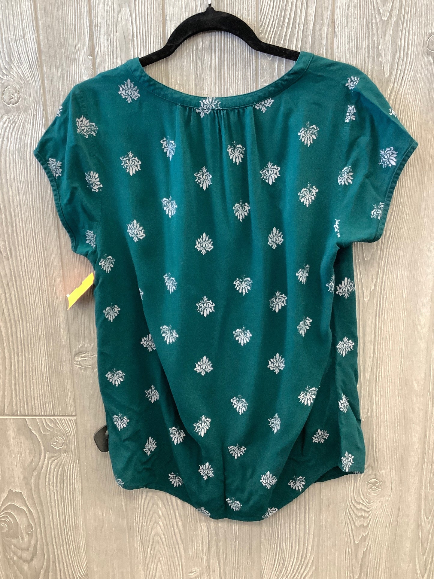 Top Short Sleeve By Sonoma In Green, Size: M