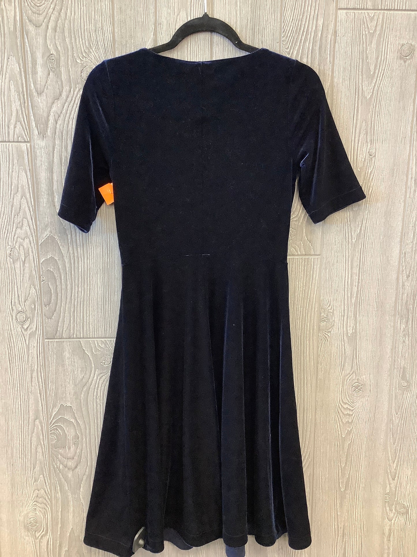 Dress Casual Midi By Lands End In Navy, Size: Xs