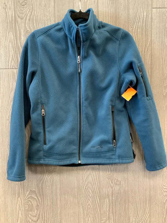 Jacket Fleece By Eddie Bauer In Blue, Size: Xs