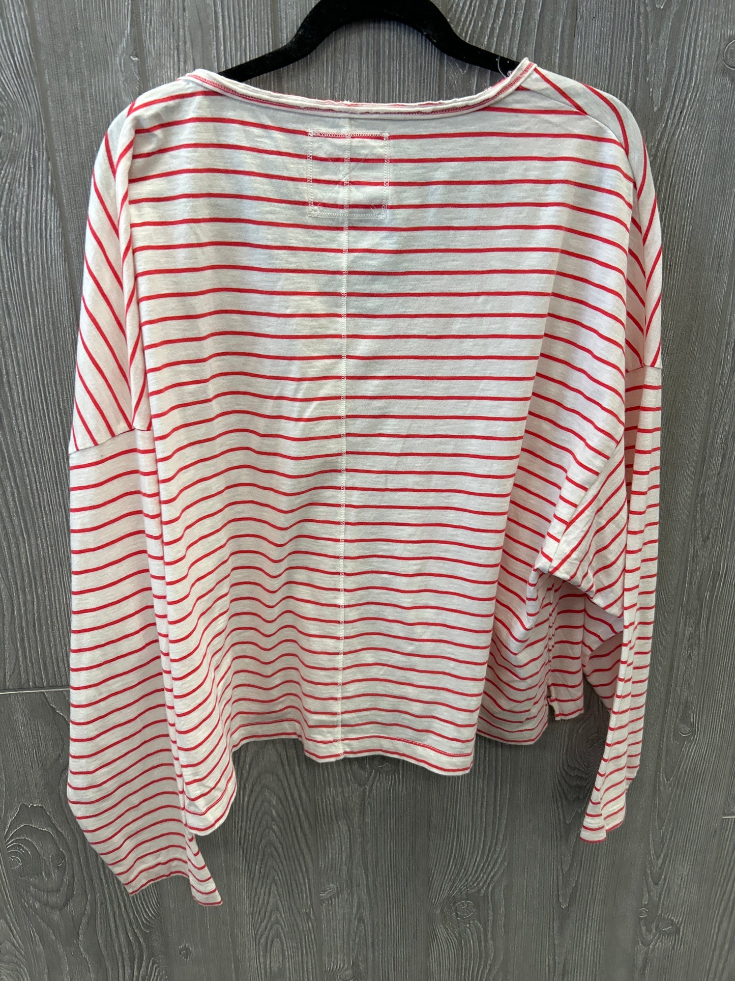 Top Long Sleeve By Aerie In Striped Pattern, Size: Xl