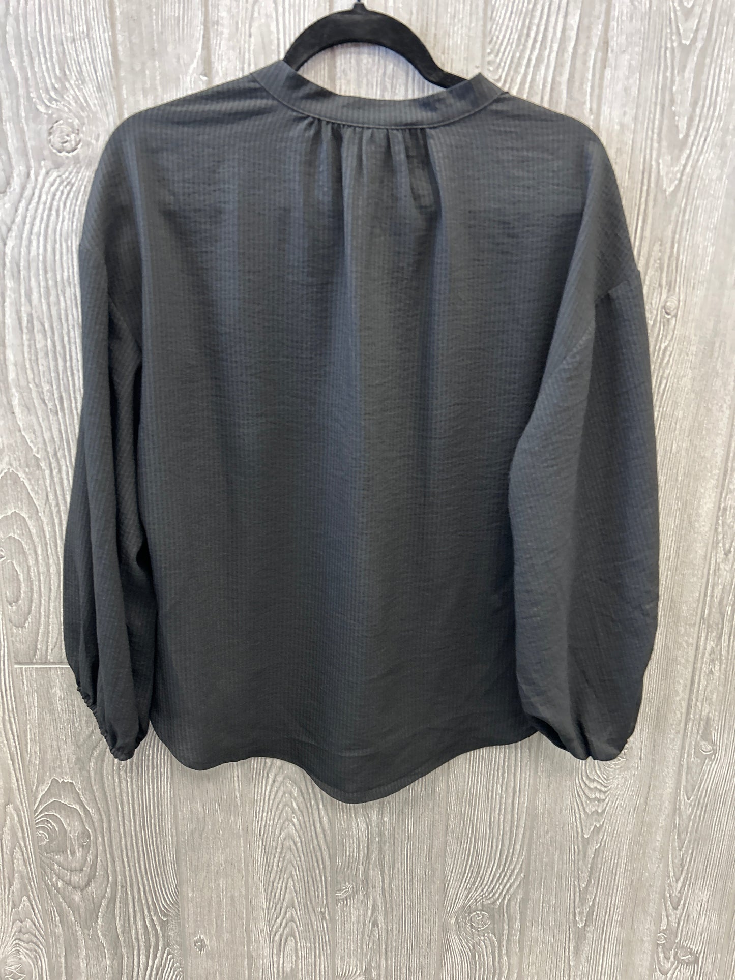 Top Long Sleeve By A New Day In Black, Size: L