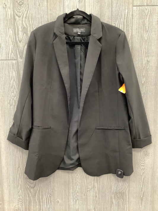 Blazer By Love Tree In Black, Size: Xl