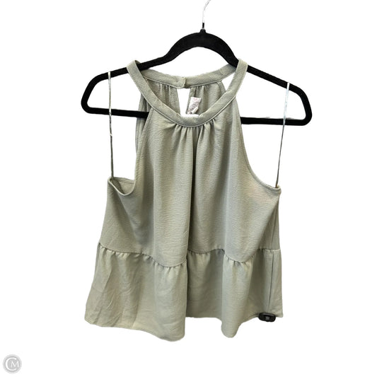 Top Sleeveless By Hippie Rose In Green, Size: Xl