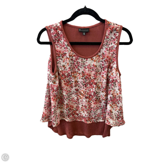 Top Sleeveless By Bobeau In Red, Size: S