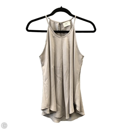 Top Sleeveless By Sienna Sky In Taupe, Size: Xs