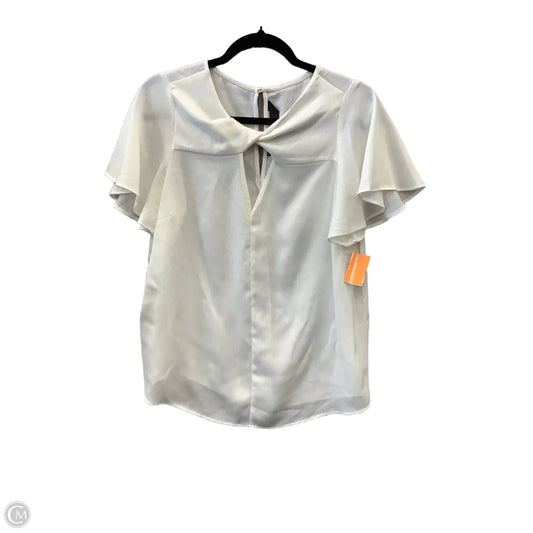 Blouse Short Sleeve By Rachel Roy In White, Size: M