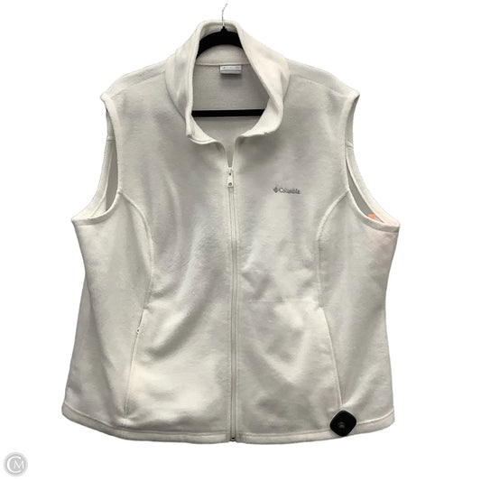 Vest Fleece By Columbia In White, Size: 3x