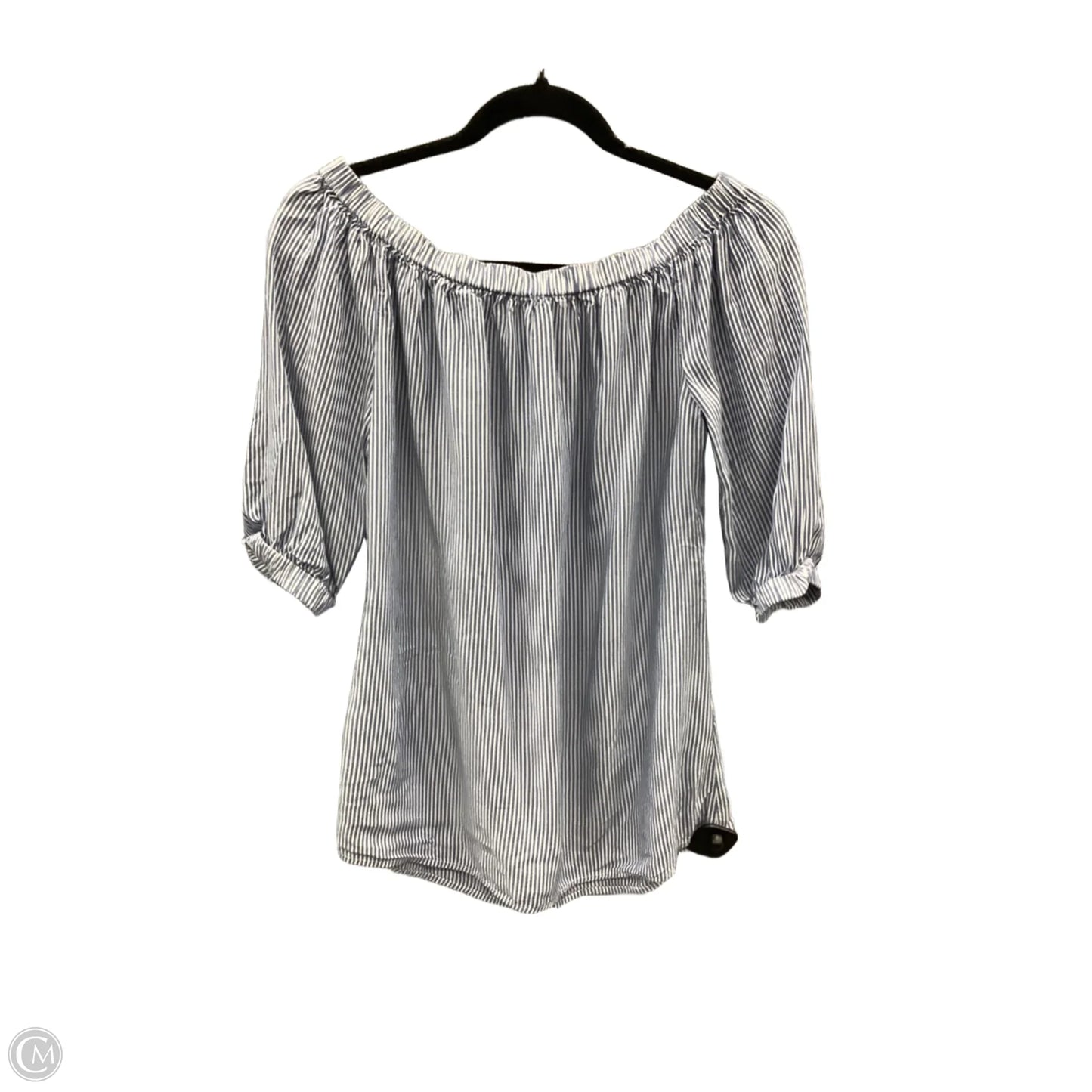 Top Short Sleeve By Beachlunchlounge In Striped Pattern, Size: S