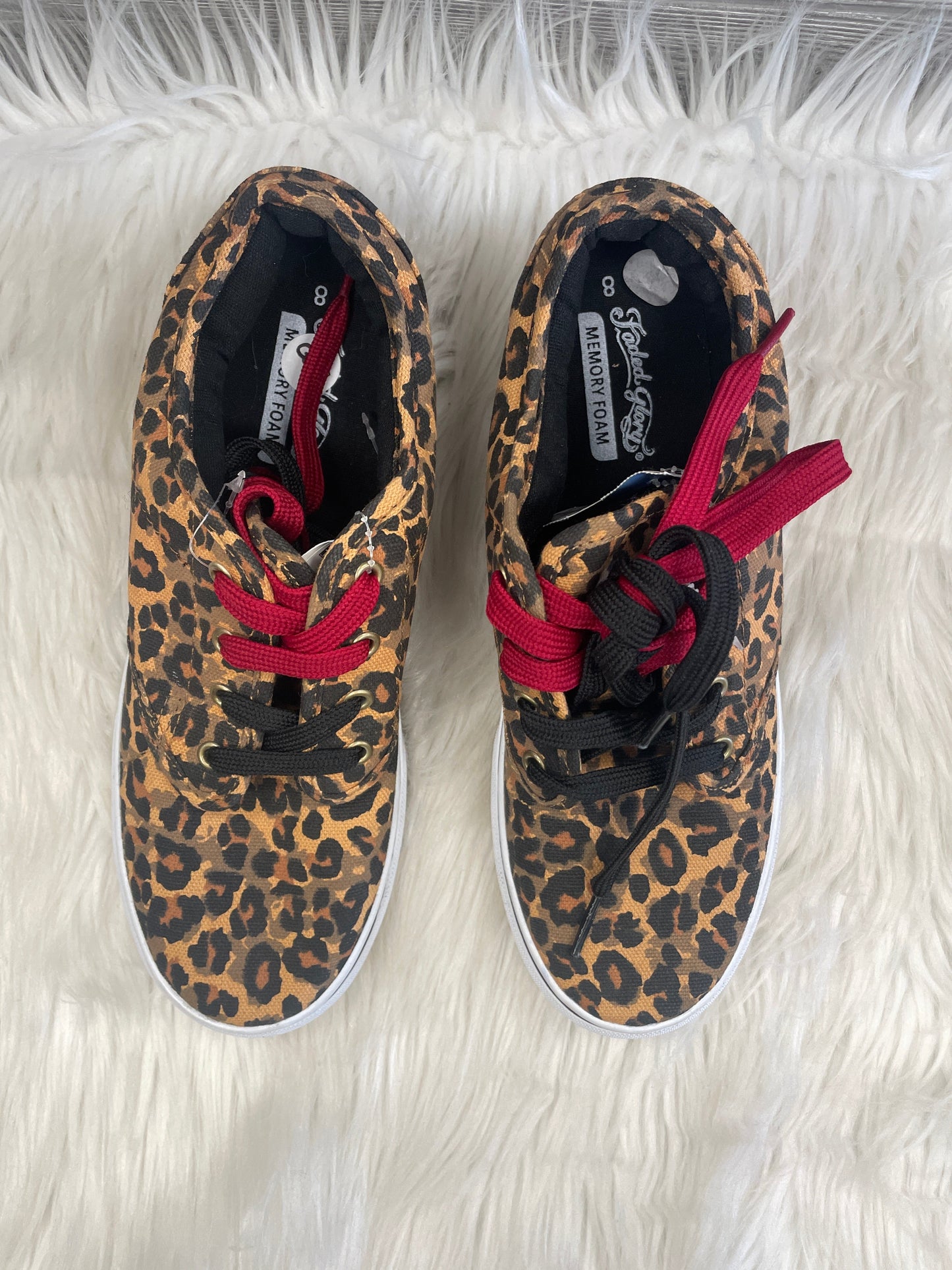 Shoes Sneakers By Faded Glory In Animal Print, Size: 8