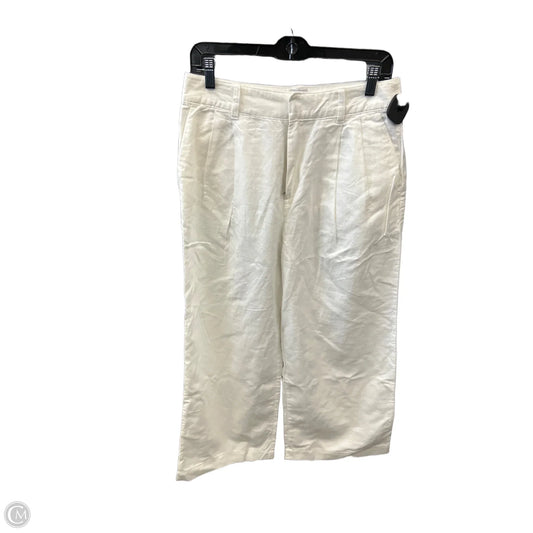 Pants Linen By Gap In White, Size: 8