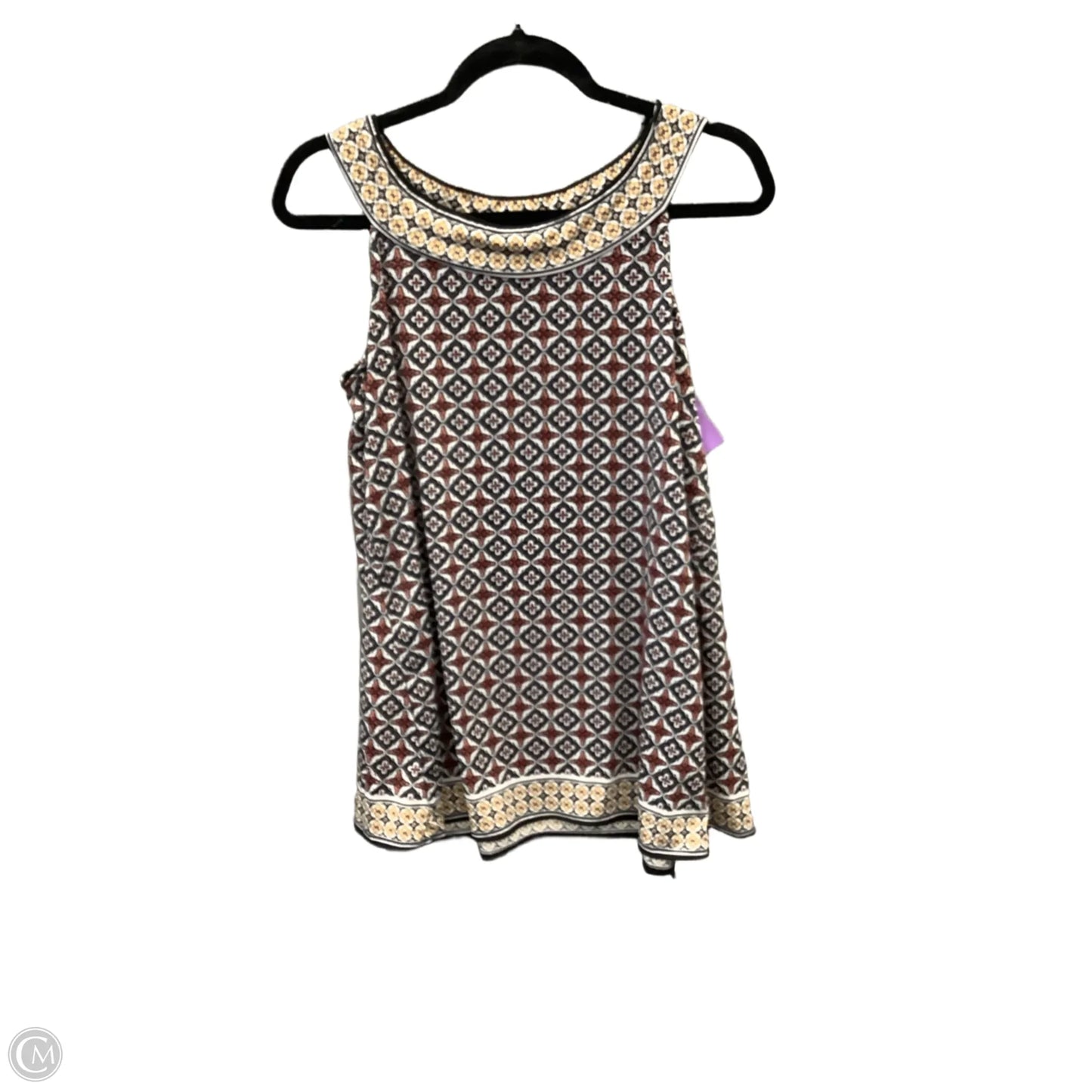 Top Sleeveless By Max Studio In Multi-colored, Size: S