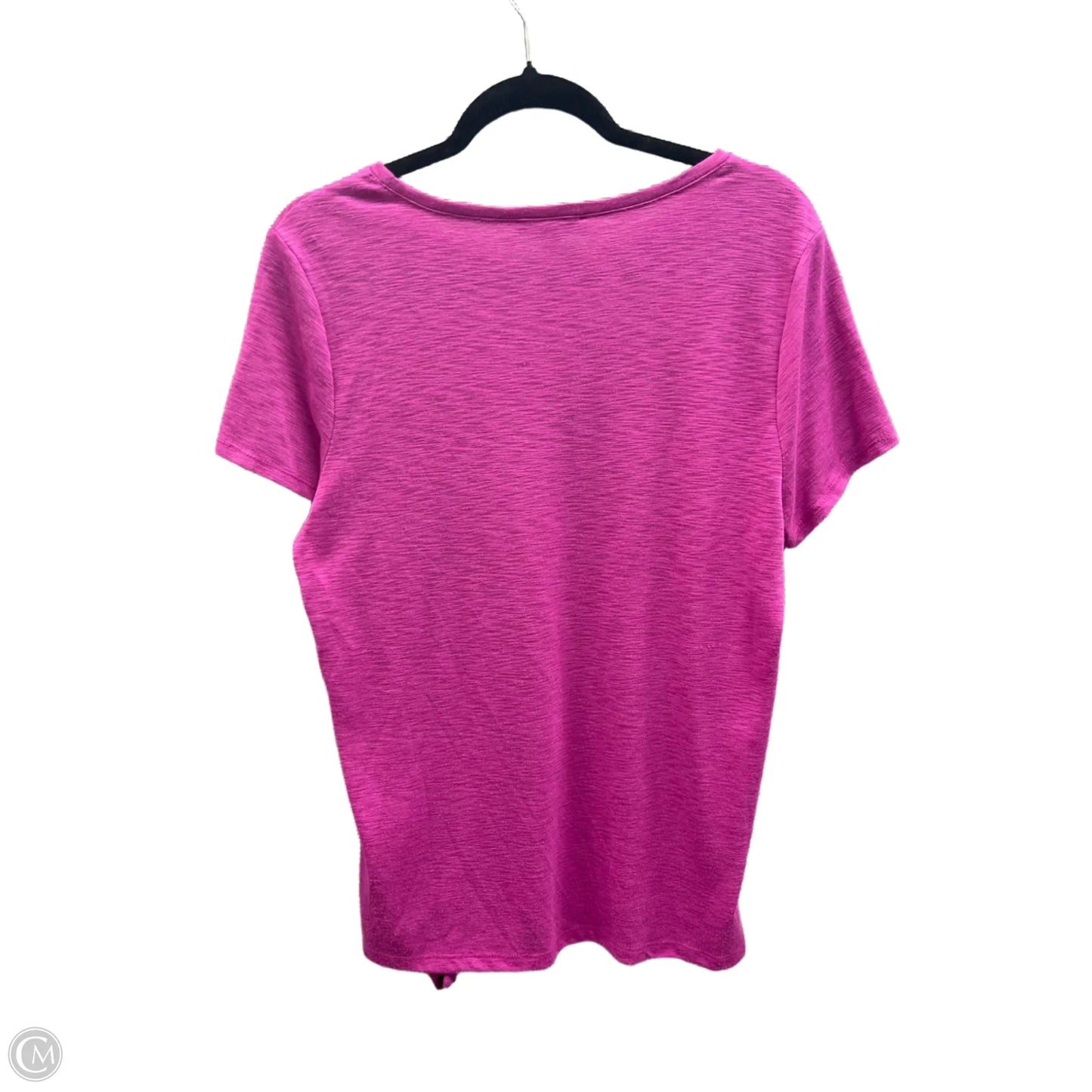 Top Short Sleeve By Inc In Pink, Size: L