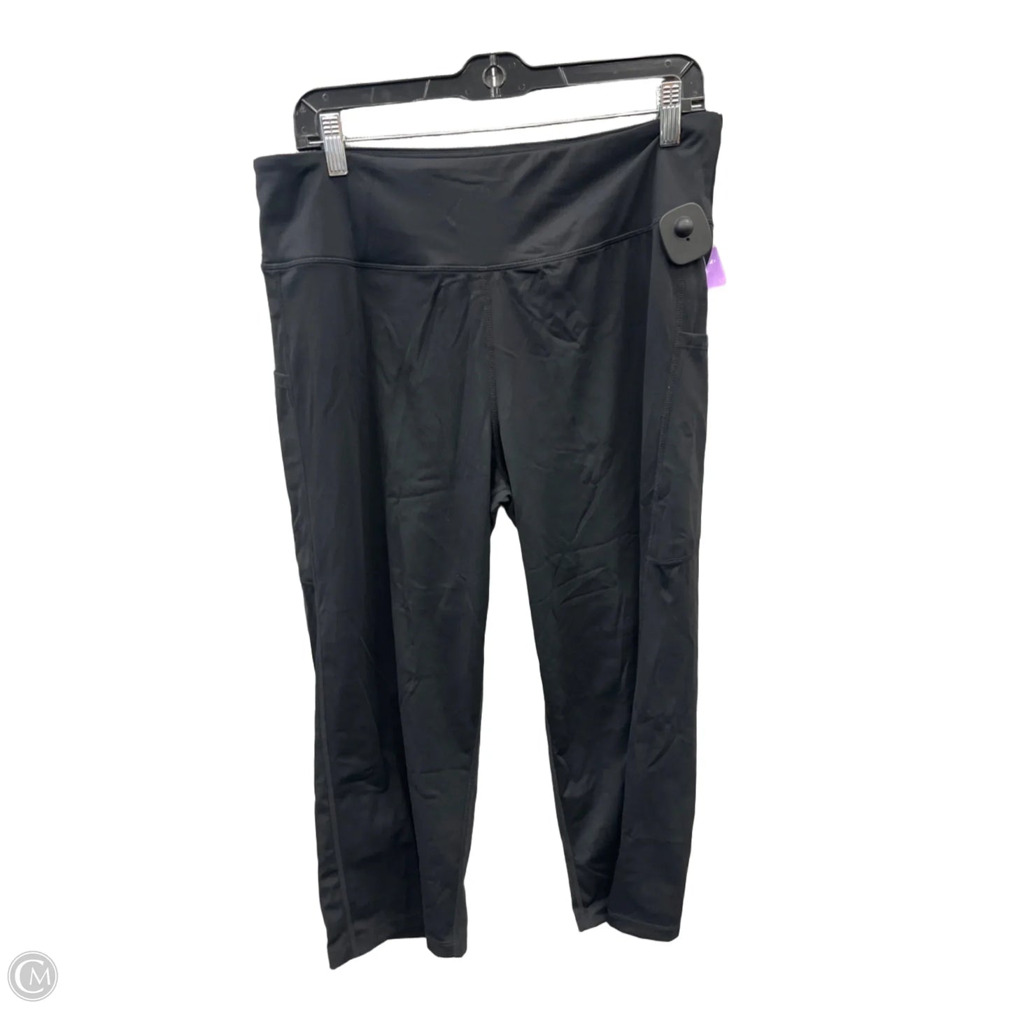 Athletic Capris By Clothes Mentor In Black, Size: Xl