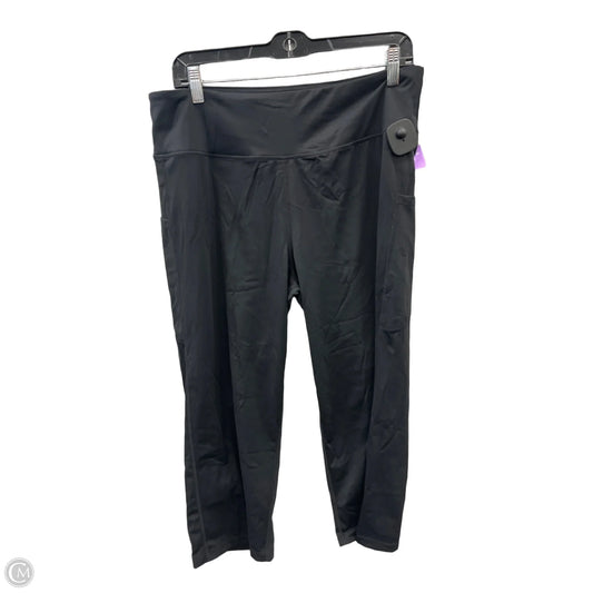 Athletic Capris By Clothes Mentor In Black, Size: Xl