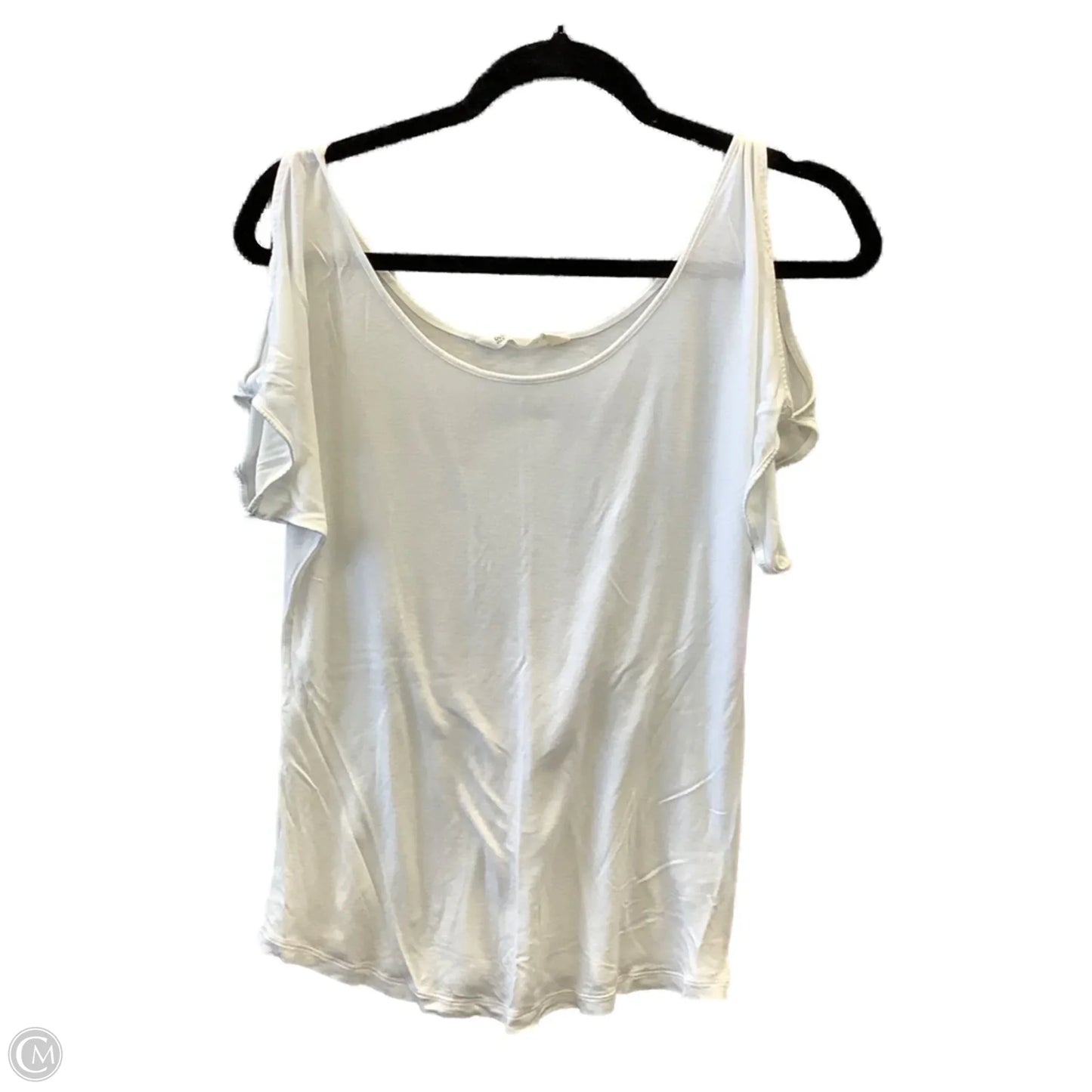 Top Short Sleeve By Old Navy In White, Size: M