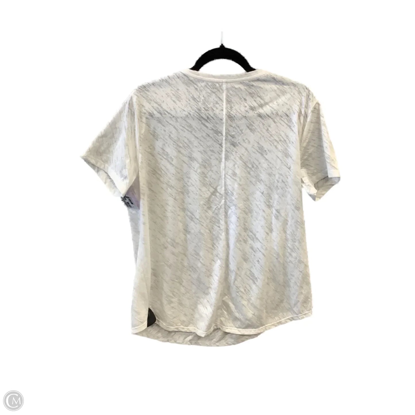 Athletic Top Short Sleeve By Tek Gear In White, Size: Xl