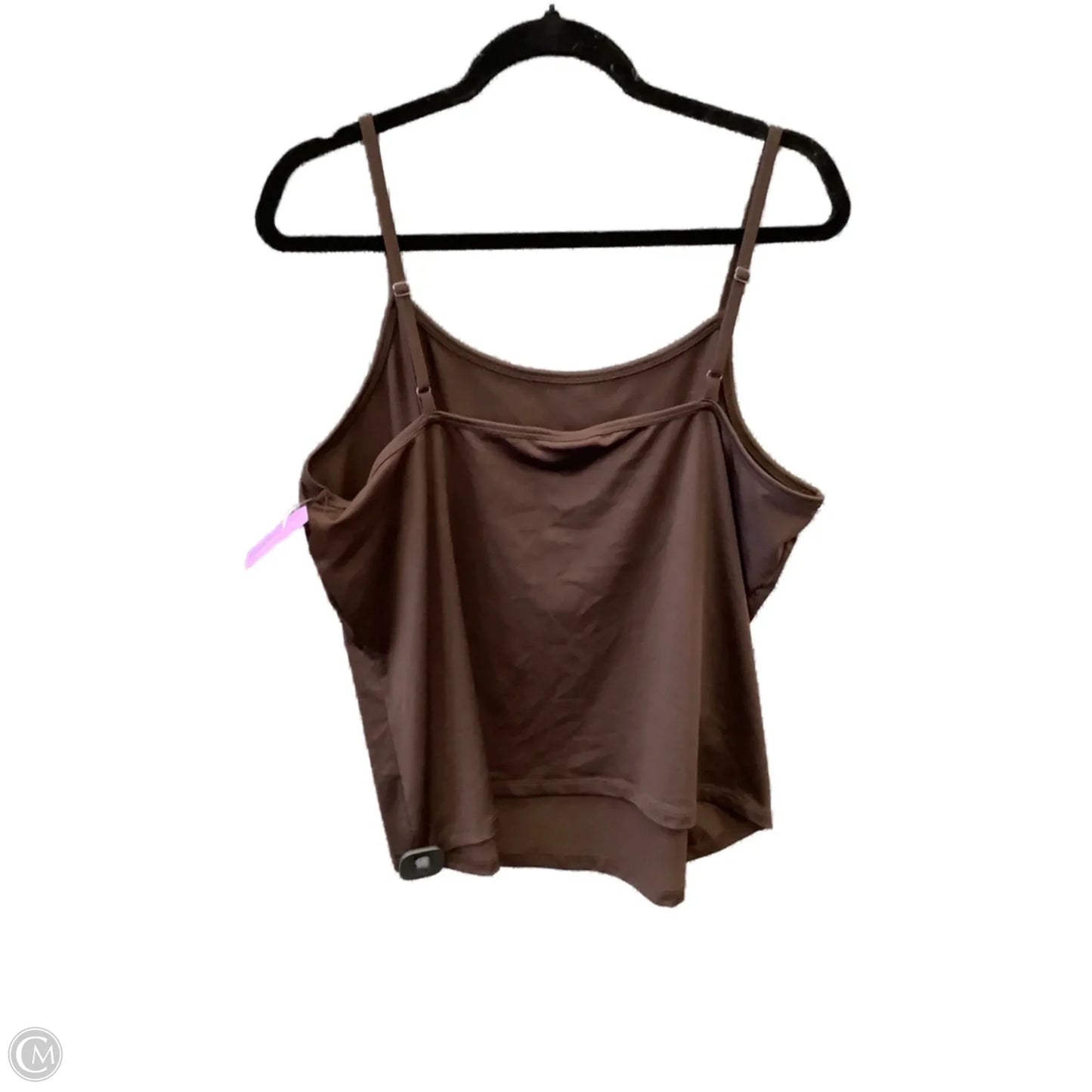 Top Cami By Lane Bryant In Brown, Size: 1x