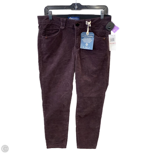 Pants Corduroy By Democracy In Purple, Size: 10p