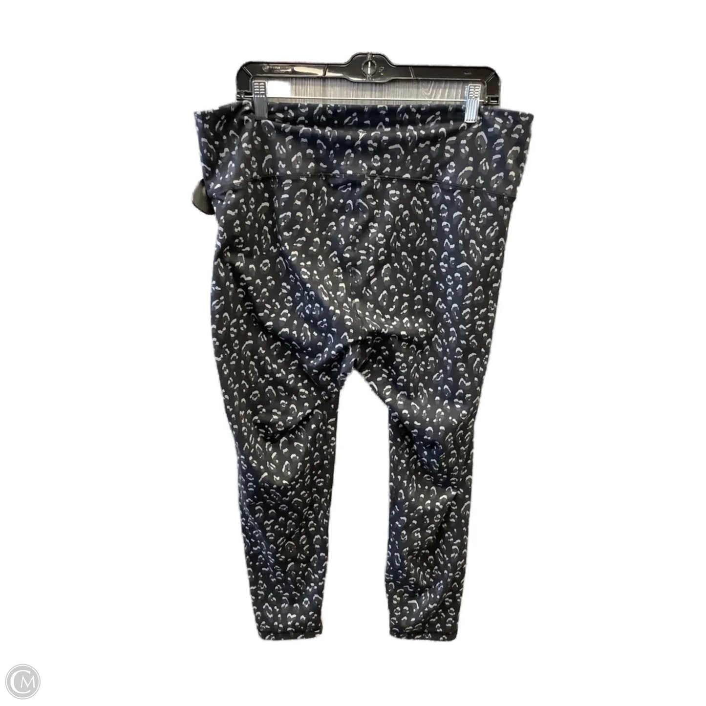 Athletic Leggings By Old Navy In Grey, Size: Xxl